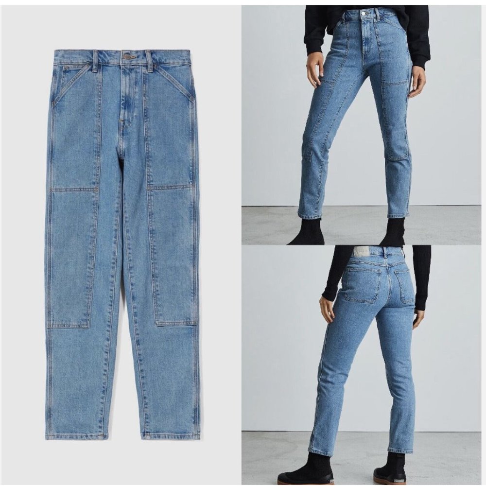NWT Everlane The Utility Cheeky Jean in Washed Blue 26